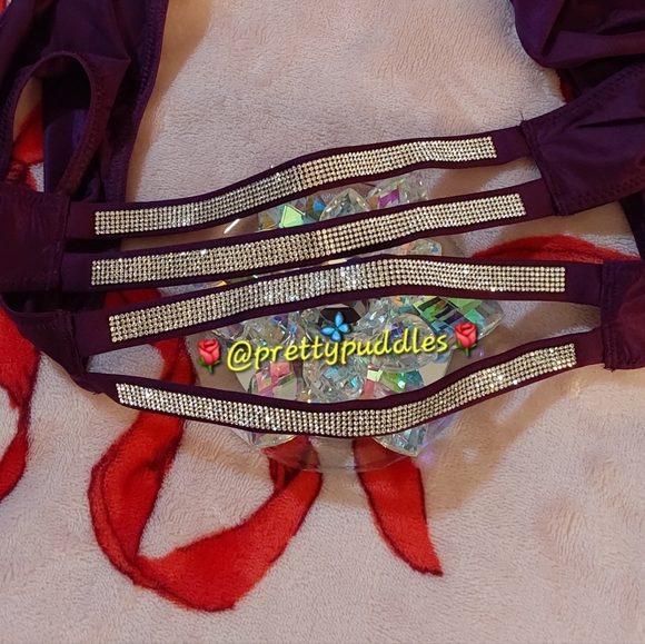 π XXL VS Very Sexy Double Shine Strap Smooth Brazilian Panty π - Picture 8 of 16